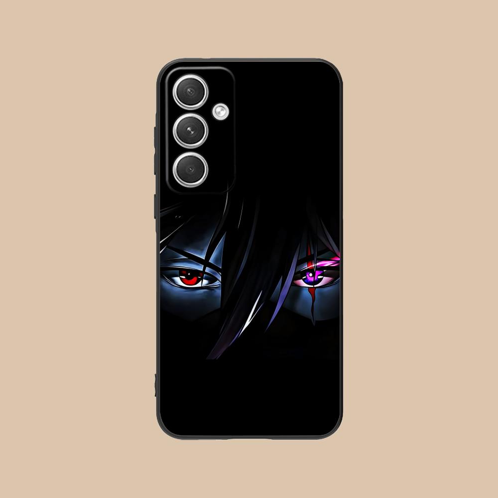 Anime Eyes Phone Case for Samsung Galaxy S26 S25 S24 S23 S22 S21 S20 Note20 Plus FE Ultra Soft TPU Shockproof Cover