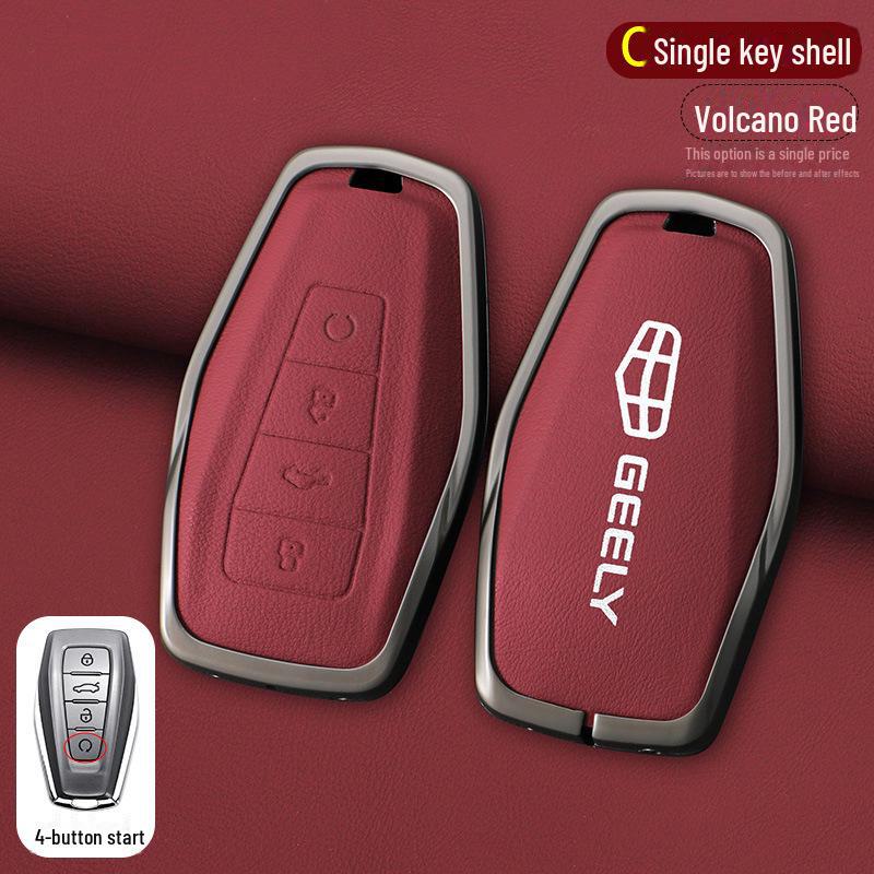 High-End Key Cover for Geely Models: Emgrand, Xingrui, Xingyue L, Binrui, Boyue, Binyue, GS