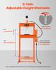 VEVOR Hydraulic Shop Press, 20 T H-Frame Pneumatic Shop Press with Press Plate