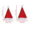 Cosplay Santa Hat Christmas Light Up Hat for Adults Unisex Plush Comfort Hats Classical Red Hat New Year Holiday Party