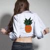 1Pc DIY Decoration Patches Fruit Pineapple Embroidered Patch Iron On Sew Applique Cute Cartoon Patch Fabric Clothes Shoes Bags