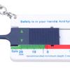 Small Plastic Treads Depth Measurer 0 to 20mm Ranges Precisions Measurement With Sliding Mechanism Suitable for Car Tires