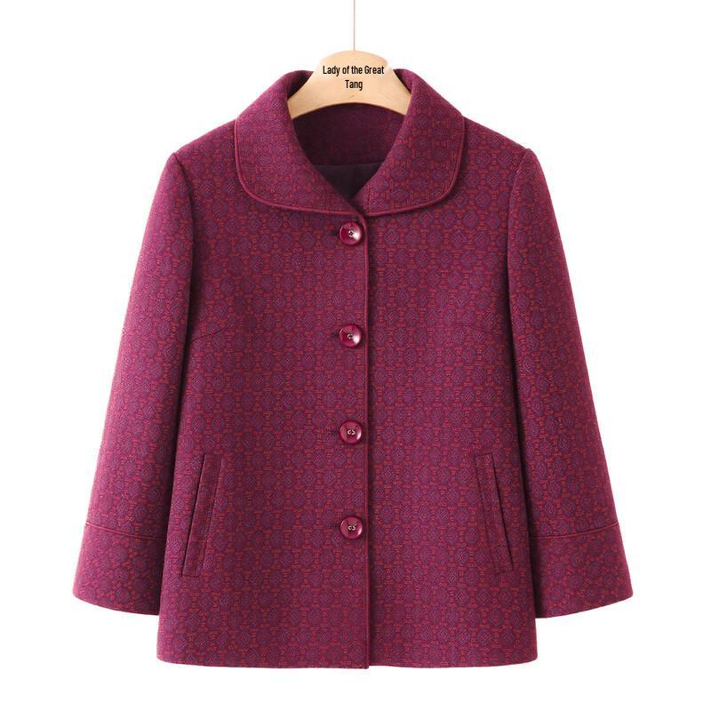 

Datang Furen Women s Spring Autumn Casual Wool Blend Jacket XL