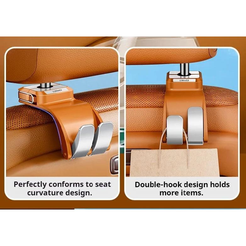 Car Interior Hanging Storage Hook Clips Organizer For LYNK&CO LYNK CO 01 03 05 06 09 2024 2025 2026 Auto Interior Accessories