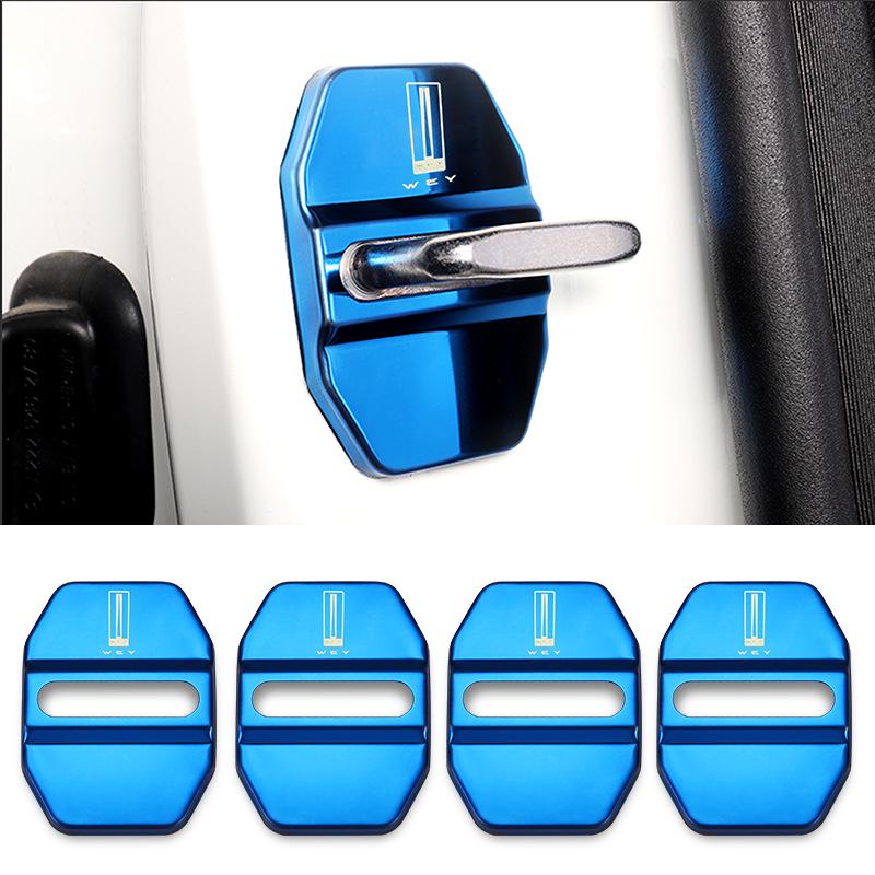 Kryt zámku dveří a západky z nerezové oceli pro WEY Tank 300, VV7, Mocha P8