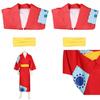 Traje de Cosplay de One Piece País de Wano Para Fans de Monkey D Luffy