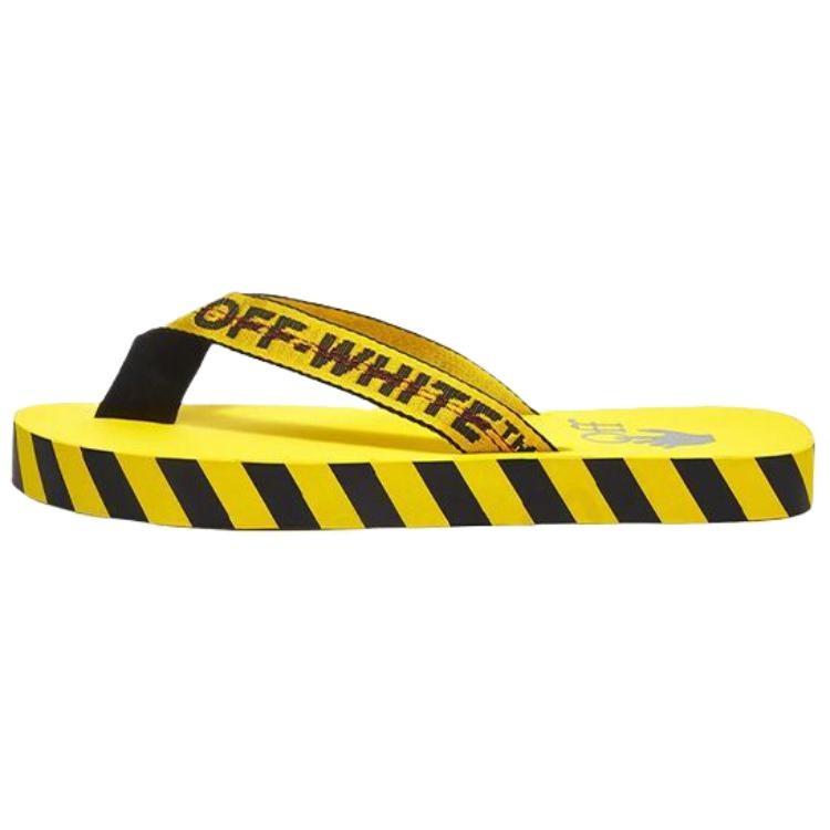 Off-White Industrial Flip Flops `Logo Tape