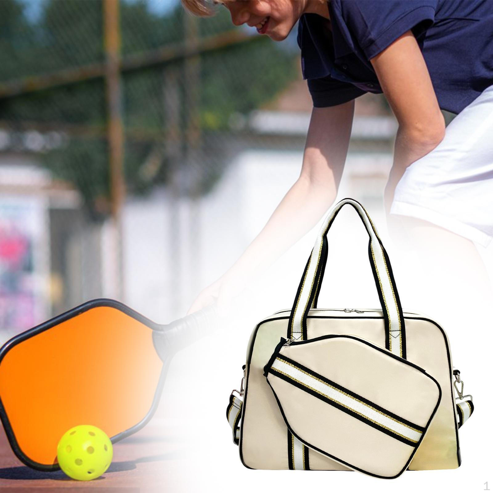 

Большая сумка для хранения ракеток для пиклбола и бадминтона белый