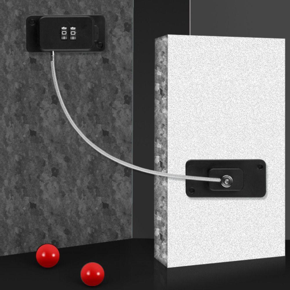 No Drilling Refrigerator Door Coded Lock Adjustable Cabinet Lock  for Home