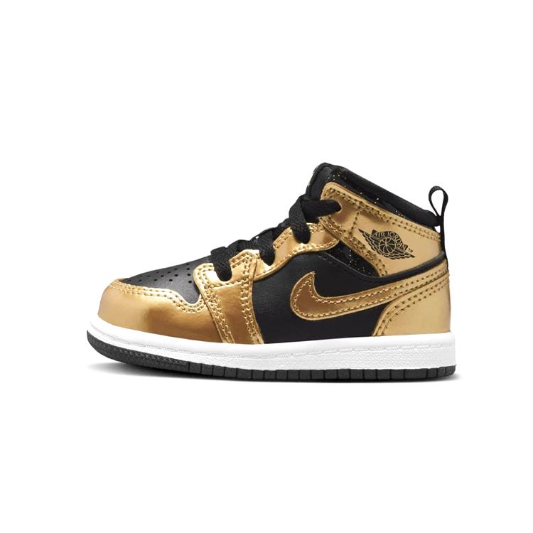 New Jordan 1 Mid SE Metallic Gold Black TD DR6969-071