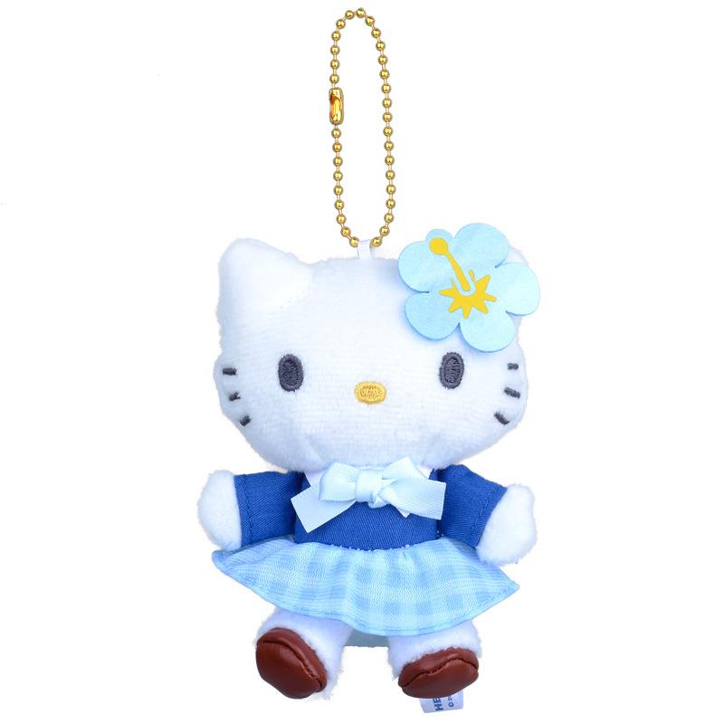 School Uniform Kitty 10Cm Pendant Keychain Plush Doll Figure Toy