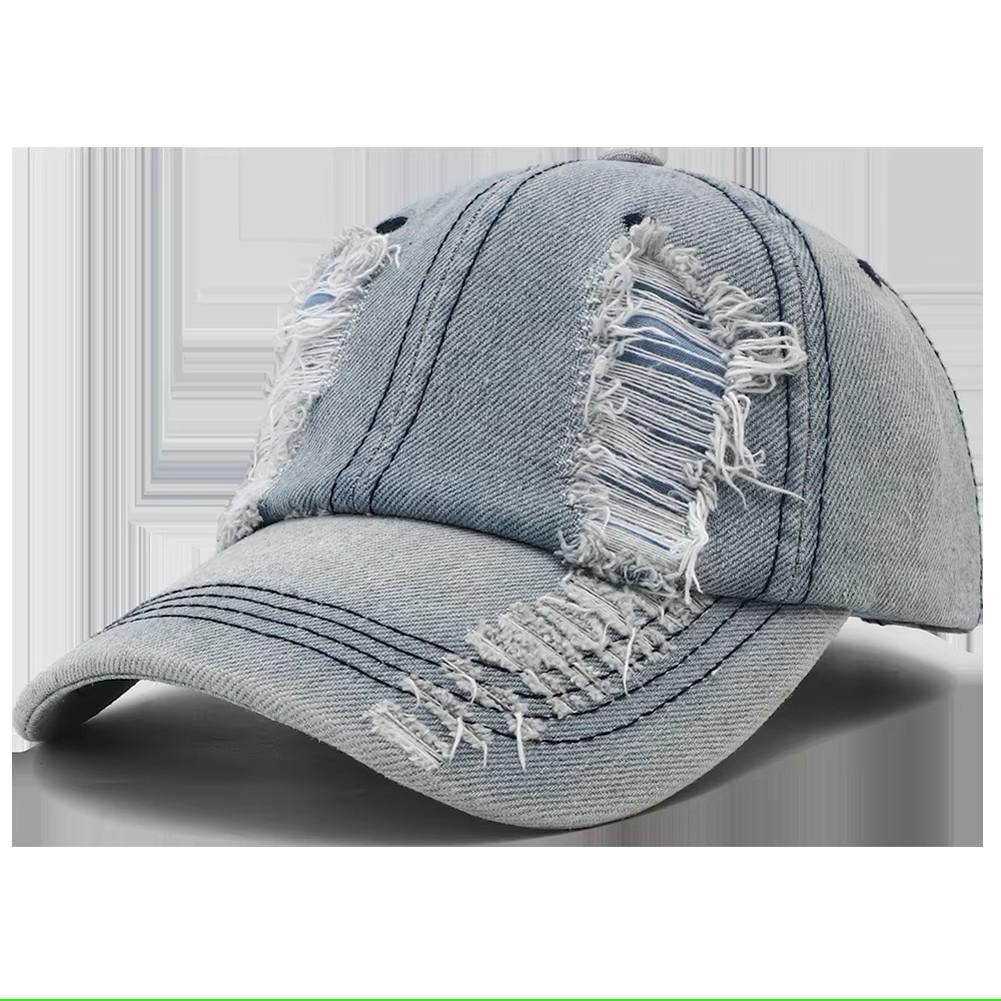 Baseball Cap Hat Denim Spring Summer Autumn Punk Hip Hop Rock Adjustable Unisex Men Women Outdoor Casual Cotton Snapback