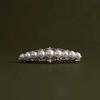 Elegant Pearl Spring Hair Clip for Chic Half-Up Styles