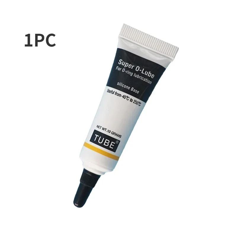

5 шт. водостойкая пищевая силиконовая смазка для уплотнительных колец кранов сантехников 10 г смазка для кофемашин для улучшения дома чёрный