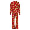 Christmas Prints Family Matching Long Sleeve Tops+Pants Set Family Matching Sets