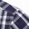 Herren Langarm Colorblock Kariertes Muster Hemden, 100% Baumwolle Regular Fit Business Casual Karomuster Button-down Hemd
