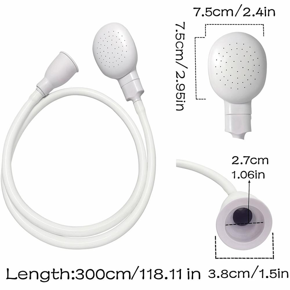 Quick Connect Shower Head Multifunctional Portable Shampoo Spray Handheld Shower Pet Bath