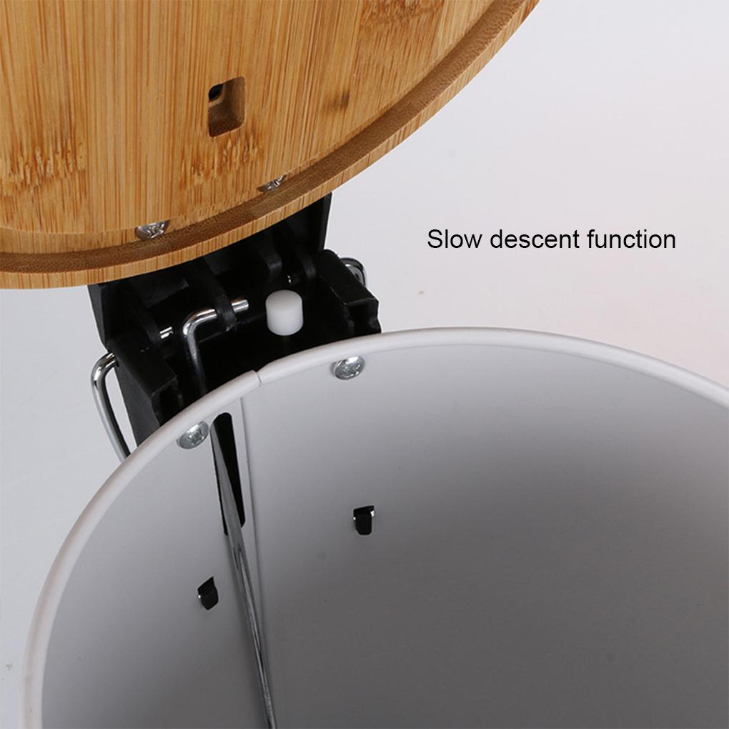 Stylish Bathroom Trash Can - Elegant Cosmetic Soft Seal And Intelligent Opening Elegantly Designed Pedals Garbage Bin