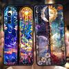 Phone Case For Oppo A17 A31 A54 A57 A78 A79 A80 A98 Find X5 X6 Reno 7 8 10 11 12 13 F Pro 5G Soft TPU Beautiful Sun Moon Glass