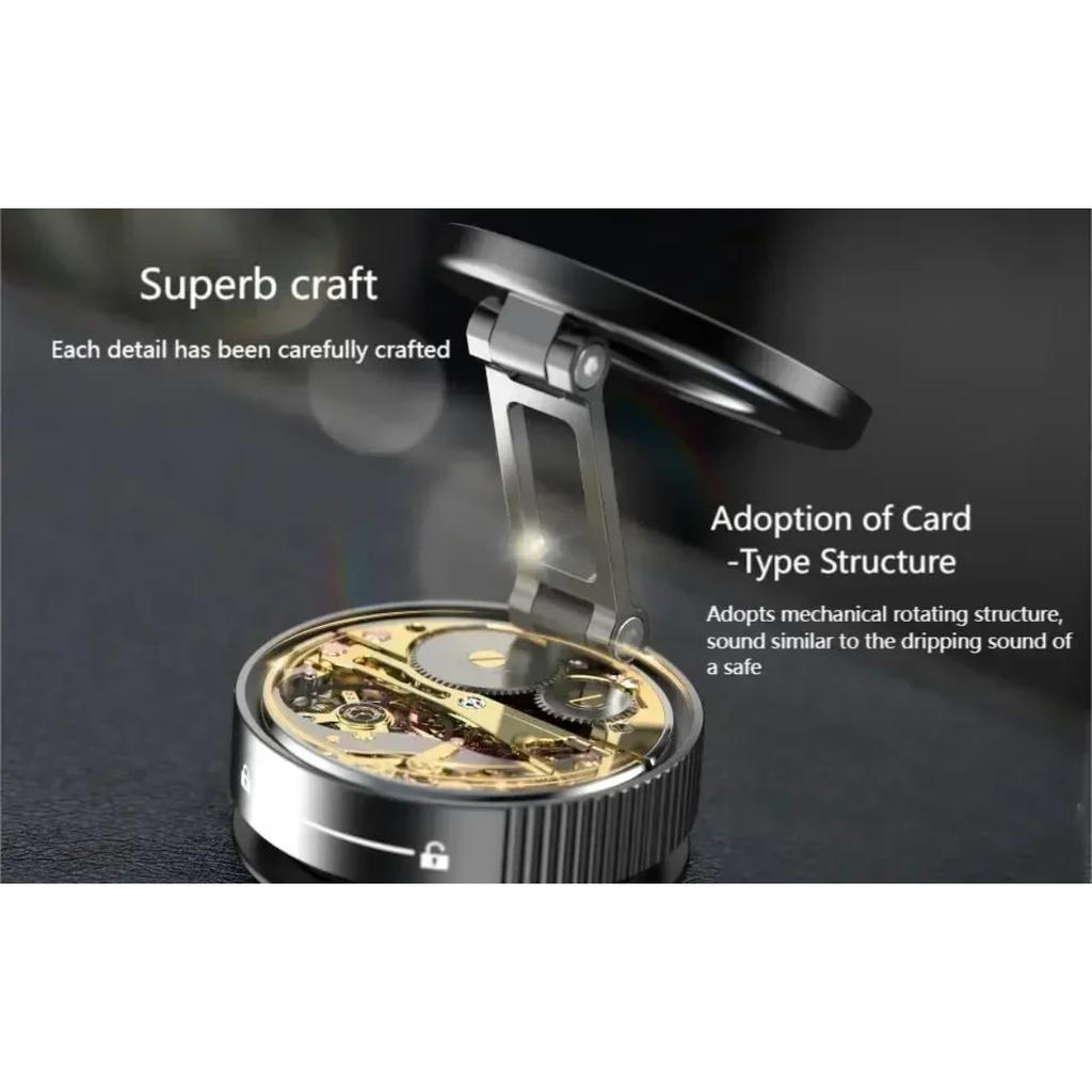 Superstarke magnetische Handyhalterung, verbesserter ABS, 360° drehbares und faltbares Design, mit einem Vakuumnapf
