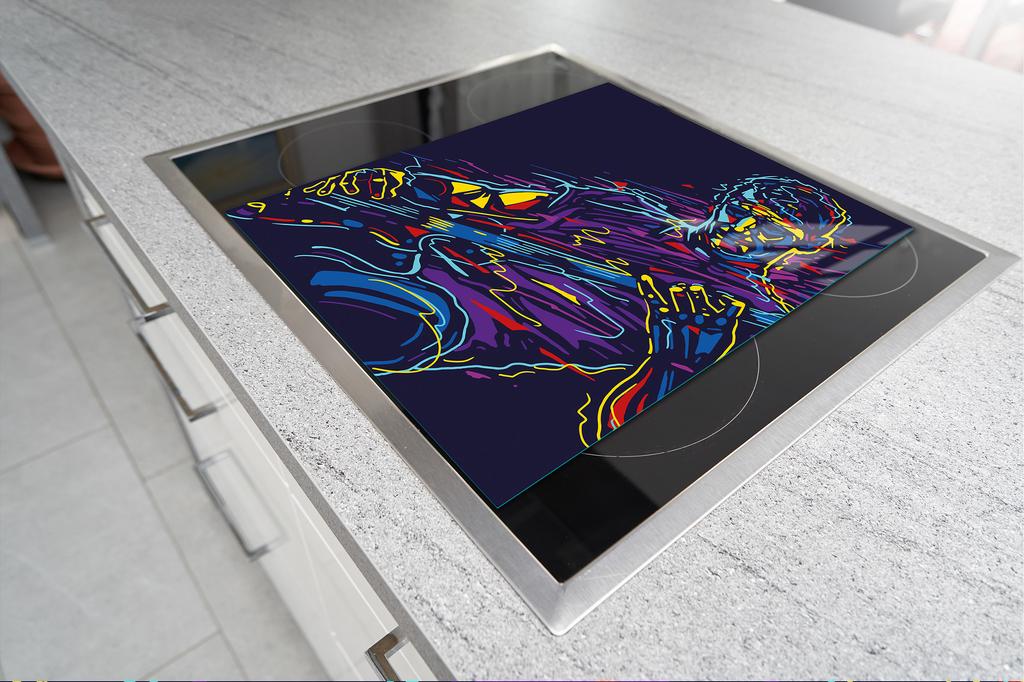 GLASS CUTTING BOARD 45x52 Music