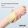 Unisex Polssteun voor Tendinitis & Verrekking - Zweetabsorberend, Ideaal voor Badminton & Sport