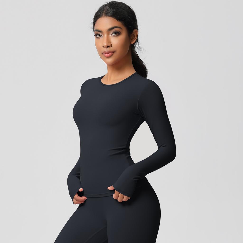 Women High Quality Sport T-Shirts Long Sleeves Compressed Quick-dry Super Elastic Suitable For Running Fitness Training Yoga