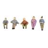 Model People Figures HO Scale Mixed Painted Passenger Sitting Plastic Practical Seated Man 17mm 60 Pcs Accessory