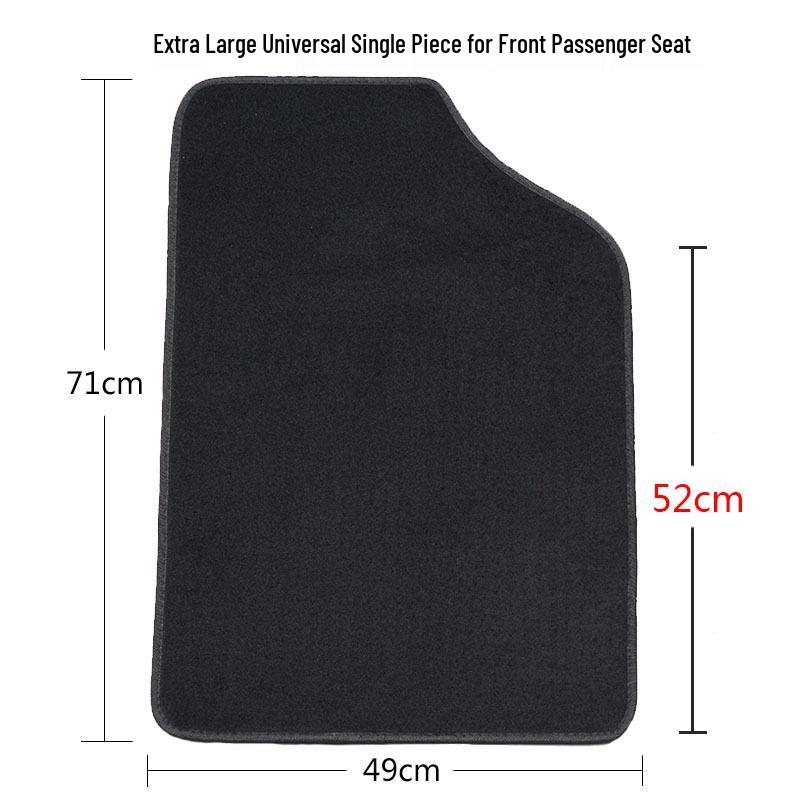 3D Surround Car Floor Mat - Main Driver, Anti-Slip, Suede, Universal Fit