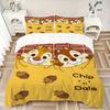 3pcs Set Chip & Dale1pc of Quilt Cover+2pcs of Pillowcase, No Core, Print Bedding, All Seasons Bedroom Setting026