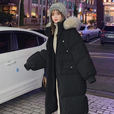 Women's Cotton Jackets Winter Baggy Thick Warm Bubble Long Oversized Puffer Ladies Coat Padded Jackets Outwear
