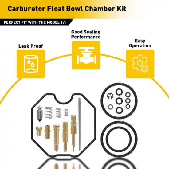 New Carb Rebuild Kit For 2006-2014 Honda Recon 250 2x4 & 2x4 ES TRX250TE 250TM