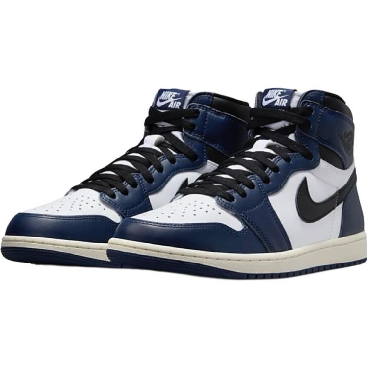 Air Jordan 1 Retro High OG GS Midnight Navy Kids Sneakers Blue Black White FD1437-401