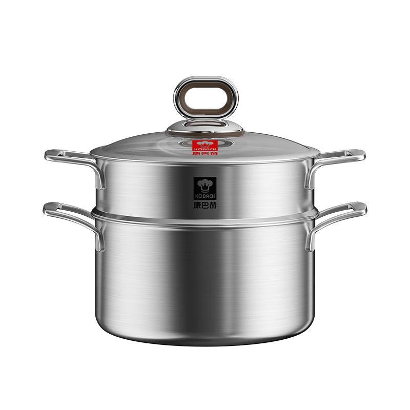 Kangbach 4th Gen 24cm 316L Stainless Steel Steam & Stew Pot