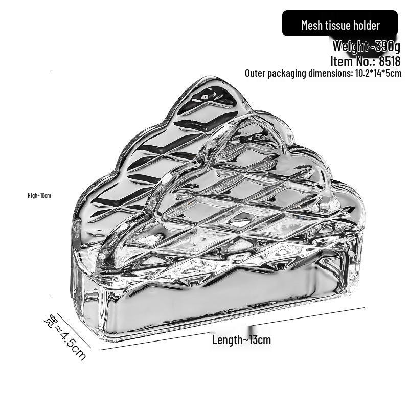 European Style Iron Napkin Holder - Square Stand for Restaurant and Hotel Countertops