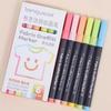 6colors/Set Fabric Paint Marker Pen Clothes Textile Waterproof Diy Crafts T-Shirt Bag Shoes Permanent Art Graffiti Color Markers