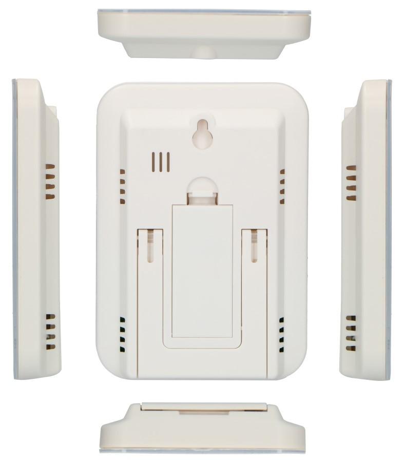 Alecto WS-1200 Weather Station with Wireless Rain Gauge, White, Alecto