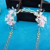 Crystal Chinese Ancient Hairband Flower Swaying Fairy Headwear  Hairstyle Tool
