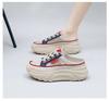 Explosive Hollowed-out Thick-soled Going Out Office Workers Fashionable Versatile Lazy Shoes 2025 Summer Bag Head Half Slippers Outer Wear Women
