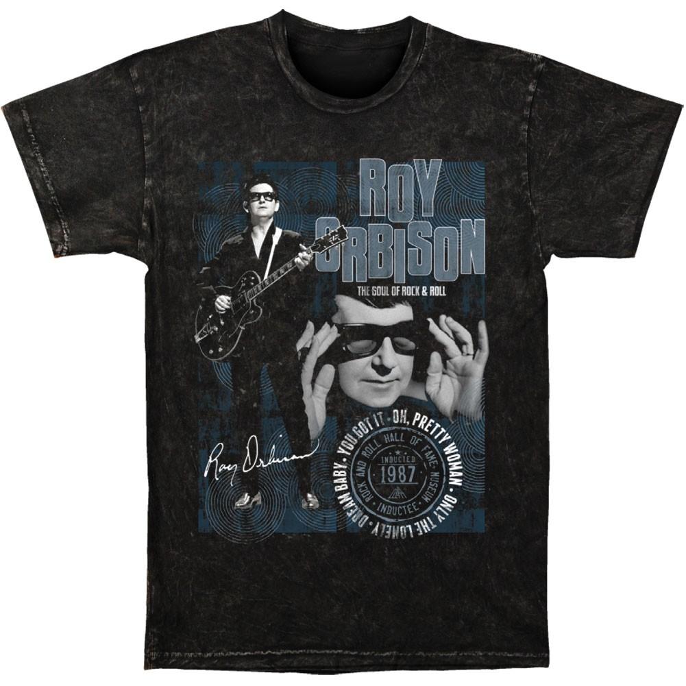 Men s Roy Orbison Vintage T-shirt Small Charcoal 3XL