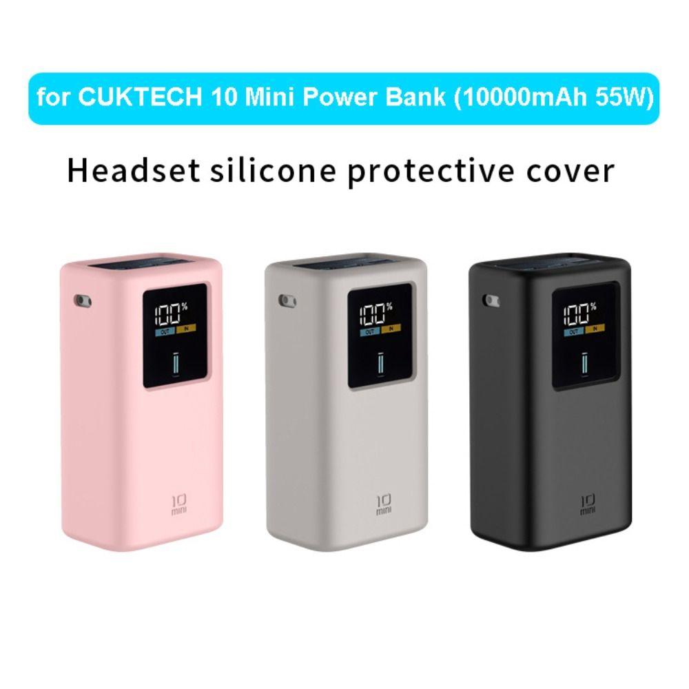 Shockproof Silicone Case Carrying Case for CUKTECH Model 10 Mini 10000mAh 55W Power Bank Travel