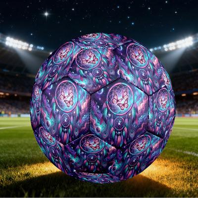 1pc Butterfly Dreamcatcher Size 5 Soccer Ball Professional Lightweight Durable Match Training Football Indoor &Outdoor Sports BallTraining Ball Y75