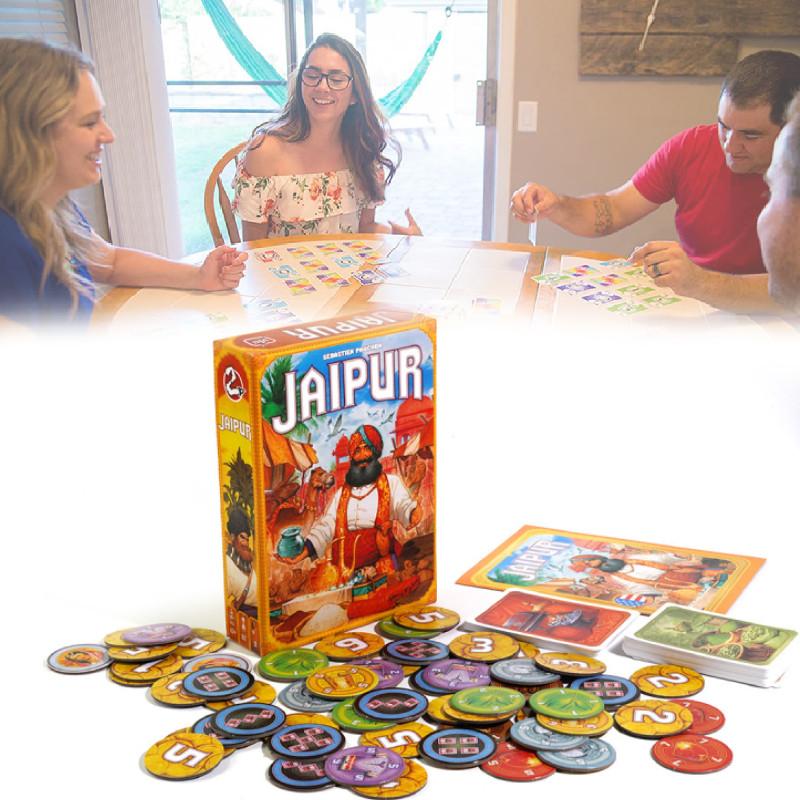 Entusiasmante Gioco di Carte Mercante Indiano di Jaipur Perfetto Per Riunioni di Famiglia e Attività Casalinghe