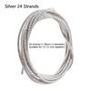 1Pcs 1 Meter Speaker Lead Wire 8/12/16/24/28/32 Strands Repair Braided Copper Wire Copper Speaker Cable for 4-18 Inch Speakers
