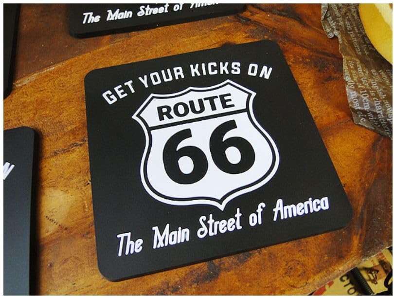 Route 66 Rubber Coaster ROUTE66 R66 RT66 American Goods
