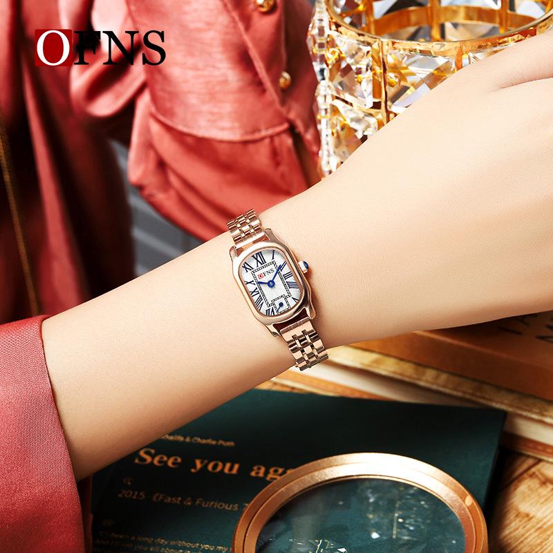 Vintage Women's Fashion Quartz Wristwatch with Roman Numerals - Exquisite Design in Stock