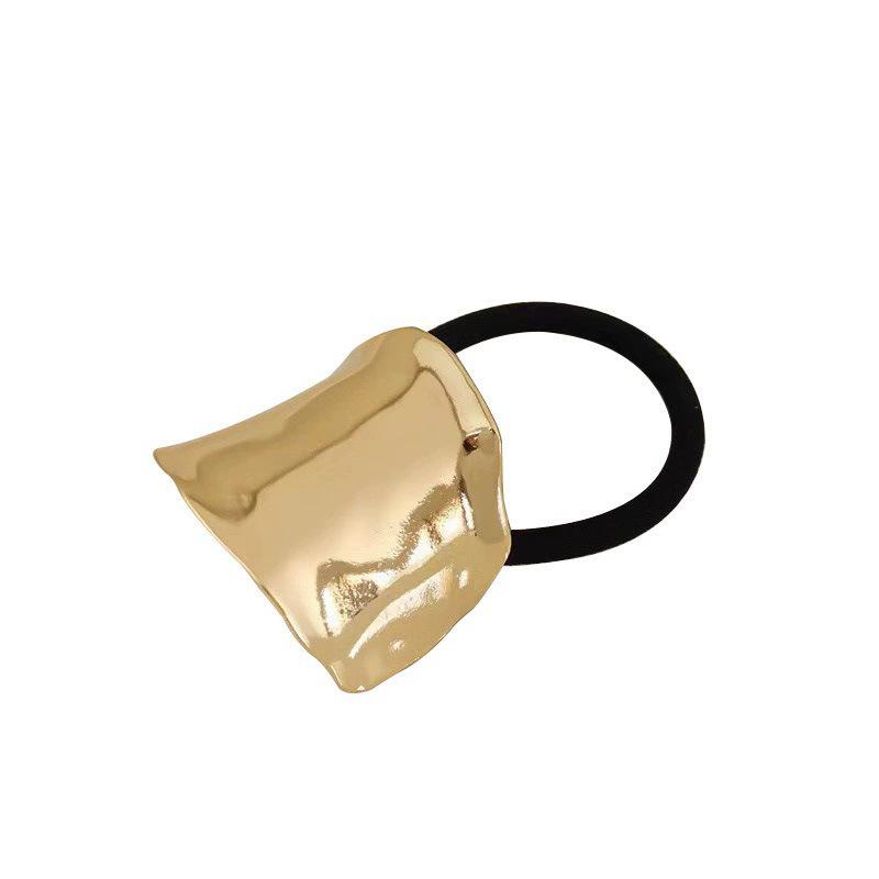Mode Punk Geometrische Metall Haarspangen Elastische Haargummis Haarseil Stirnbänder Für Damen Mädchen Haarschmuck Geschenke