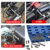 40 Piece Set of Automotive Repair Tools, Including Hexagonal, Hexagonal, and Hexagonal Screwdriver Head Sleeve Sets