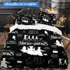 Halloween witch 3pcs K-pop music group Bedding set,Ideal for Bedroom, Dormitory,Including Duvet Cover And 2pcs Pillowcases,Fan gifts