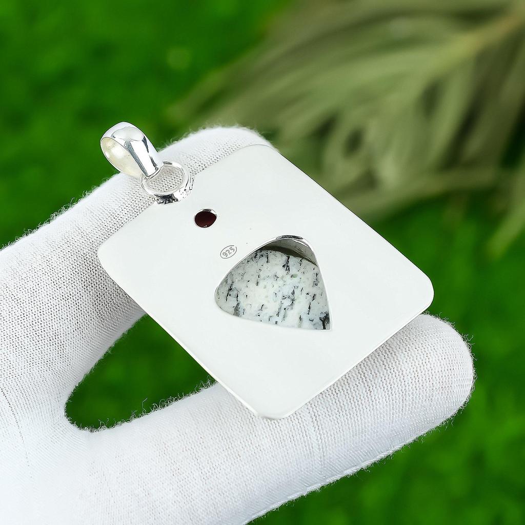Gift For Women Jewelry Pendant 925 Sterling Silver Natural K2 Jasper Gemstone